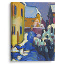 Cemetery and rectory in Kochel (1909) - Wassily Kandinsky - Canvas Print