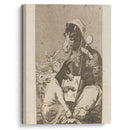 Si sabrá mas el discipulo (Might not the pupil know more) (1796-1797) - Francisco de Goya - Canvas Print