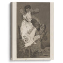 Esto si que es leer. (That certainly is being able to read.) (1796-1797) - Francisco de Goya - Canvas Print