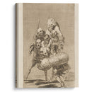 Unos á otros. (What one does to another.) (1796-1797) - Francisco de Goya - Canvas Print