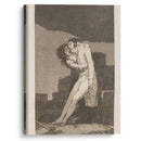 El amor y la muerte. (Love and death.) (1796-1797) - Francisco de Goya - Canvas Print