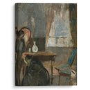 The hospital room (1885–86) - Edvard Munch - Canvas Print