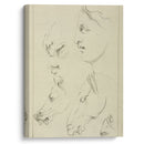 Horses’ heads and human head in profile, with detail of horse’s eye and nose - Peter Paul Rubens - Canvas Print