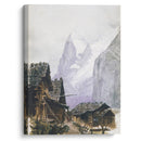 Splendid Mountain Watercolours Sketchbook – Cover 2 (1870) - John Singer Sargent - Canvas Print