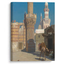 Une Journée Chaude Au Caire (Devant La Mosquée) - Jean-Léon Gérôme - Canvas Print