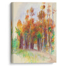 Grove of Trees (1888–1890) - Pierre-Auguste Renoir - Canvas Print
