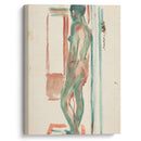 Stående akt (1926-1927) - Edvard Munch - Canvas Print