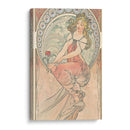 La Peinture (1898) - Alphonse Mucha - Canvas Print