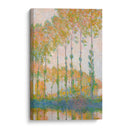 Peupliers au bord de l’Epte, automne (1891) - Claude Monet - Canvas Print