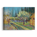Orchard Bordered by Cypresses (1888) - Vincent van Gogh - Canvas Print - UAIO LMT