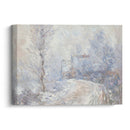 L’entrée de Giverny sous la neige (1885) - Claude Monet - Canvas Print