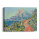 La route rouge près de Menton (1884) - Claude Monet - Canvas Print