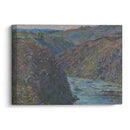 Les ravins de la Creuse (1889) - Claude Monet - Canvas Print