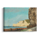 Étretat; Les Falaises (1870) - Gustave Courbet - Canvas Print