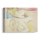 To liggende akter (1913-1914) - Edvard Munch - Canvas Print