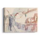 Hest og vogn i gate (Ca 1920) - Edvard Munch - Canvas Print