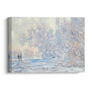 Le Givre À Giverny (1885) - Claude Monet - Canvas Print