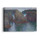 Rocks at Port-Goulphar, Belle-Île (1886) - Claude Monet - Canvas Print