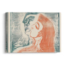 Head by head (man and woman kissing) (1905) - Edvard Munch - Canvas Print