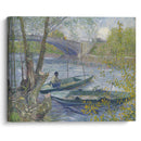 Fishing in Spring, the Pont de Clichy (Asnières) (1887) - Vincent van Gogh - Canvas Print - UAIO LMT