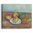 Nature morte; pommes et poires (circa 1888-90) - Paul Cézanne - Canvas Print