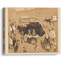 Der Leichenwagen. Potsdamer Platz (1902) - Edvard Munch - Canvas Print