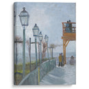 Terrace and Observation Deck at the Moulin de Blute-Fin, Montmartre (early 1887) - Vincent van Gogh - Canvas Print - UAIO LMT