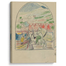 Untitled 14 - Edvard Munch - Canvas Print