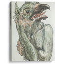 Devil with a bird’s head (1890) - Jan Matejko - Canvas Print