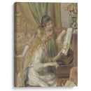 Young Girls at the Piano (1892) - Pierre-Auguste Renoir - Canvas Print