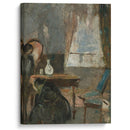 The hospital room (1885–86) - Edvard Munch - Canvas Print