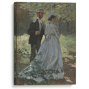 Bazille and Camille (Study for Déjeuner sur l’Herbe ) (1865) - Claude Monet - Canvas Print