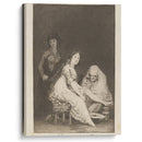 Ruega por ella. (She prays for her.) (1796-1797) - Francisco de Goya - Canvas Print