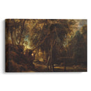 A Forest at Dawn with a Deer Hunt (ca. 1635) - Peter Paul Rubens - Canvas Print