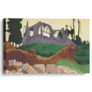 The Church of Souain (1917) - Félix Vallotton - Canvas Print