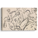 The pet pig (1908-1910) - Edvard Munch - Canvas Print