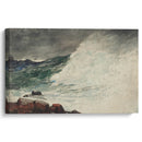 Prout’s Neck, Breaking Wave (1887) - Winslow Homer - Canvas Print
