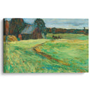 Vasilevskoë – Barn With Pony (1903) - Wassily Kandinsky - Canvas Print