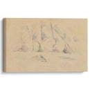 Arbres Parmi Des Rochers (circa 1890) - Paul Cézanne - Canvas Print