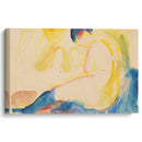 Seated Female Nude with Blue Stockings (1919-1924) - Edvard Munch - Canvas Print