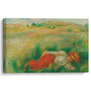 Femme Couchée Dans L’herbe - Pierre-Auguste Renoir - Canvas Print