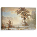 Valley of the Yosemite-First Snowfall of the Year (About 1863) - Albert Bierstadt - Canvas Print