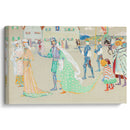 The Young Couple (1904) - Wassily Kandinsky - Canvas Print
