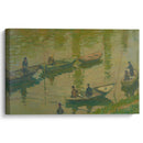 Angler auf der Seine bei Poissy Fischer an der Seine bei Poissy (1882) - Claude Monet - Canvas Print