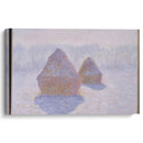 Haystacks (Effect of Snow and Sun) (1891) - Claude Monet - Canvas Print