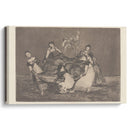 Heavier Than a Dead Donkey (Pesa Mas Que un Burro Muerto) (ca. 1813-1820) - Francisco de Goya - Canvas Print