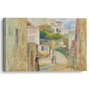 Vue de village, Route à Cagnes (1905) - Pierre-Auguste Renoir - Canvas Print