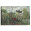 The Artist’s Garden in Argenteuil (A Corner of the Garden with Dahlias) (1873) - Claude Monet - Canvas Print