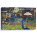 Kallmünz – Gabriele Münter painting I (1903) - Wassily Kandinsky - Canvas Print