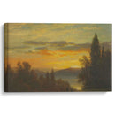 On the Hudson River Near Irvington (1866-1870) - Albert Bierstadt - Canvas Print